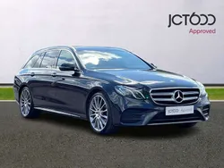 Black Used 2018 Mercedes E220 AMG Line Premium Estate | £16,661 (Fair price)