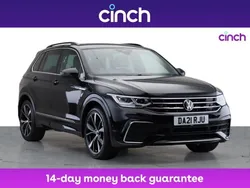 Black Used 2021 VW Tiguan R-line SUV | £23,999 (Fair price)