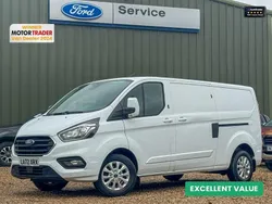 White Used 2023 Ford Transit Custom Limited | £19,894 (Fair price)