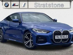 Blue Used 2021 BMW 420 M Sport Coupe | £25,499 (Fair price)