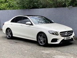 White Used 2017 Mercedes E220 AMG Line Premium Sedan | £19,595 (Fair price)
