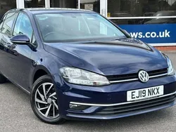 Blue Used 2019 VW Golf VII Match Hatchback | £10,845 (Fair price)