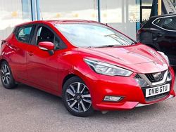 Red Used 2018 Nissan Micra Acenta Hatchback | £8,789 (Fair price)
