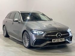 Grey Used 2022 Mercedes C200 AMG Line Premium Estate | £25,999 (Fair price)