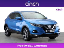 Blue Used 2018 Nissan Qashqai N-Connecta SUV | £12,749 (Fair price)
