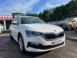 White Used 2023 Skoda Scala SE Hatchback | £14,595 (Fair price)