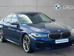 Blue Used 2021 BMW M550 M Sport Sedan | £36,875 (Super price)