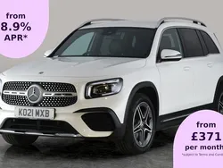 White Used 2021 Mercedes GLB200 AMG line SUV | £24,779 (Fair price)