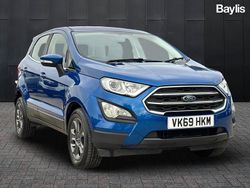 Blue Used 2019 Ford Ecosport Zetec SUV | £9,495 (Fair price)