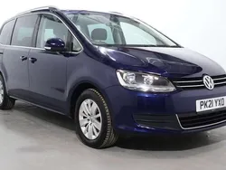 Blue Used 2021 VW Sharan SE MPV | £21,400 (A bit pricey)