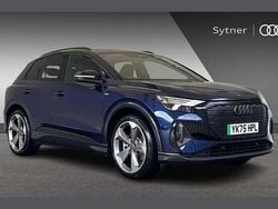 Blue New 2025 Audi Q4 e-tron Black Edition SUV | £45,000 (Super price)