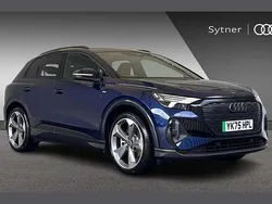Blue New 2025 Audi Q4 e-tron Black Edition SUV | £45,000 (Super price)