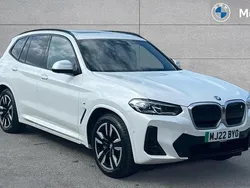 Mineral white metallic Used 2022 BMW iX3 M Sport SUV | £27,212 (Good price)