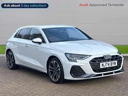 White Used 2024 Audi A3 S-Line Hatchback | £29,983 (Expensive)