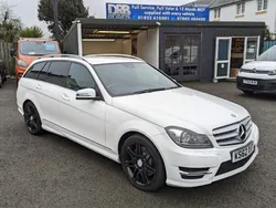 White Used 2013 Mercedes C350 AMG Estate | £7,999 (Fair price)