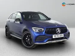 Blue Used 2020 Mercedes GLC300 AMG line Estate | £27,975 (Good price)