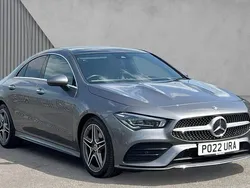 Mountain grey metallic Used 2022 Mercedes CLA200 AMG Line Premium Plus Sedan | £27,043 (A bit pricey)