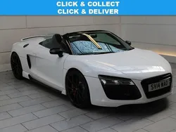 White Used 2014 Audi R8 Spyder Design Cabriolet | £45,000