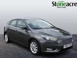 Grey Used 2017 Ford Focus Titanium Hatchback | £8,995 (Fair price)