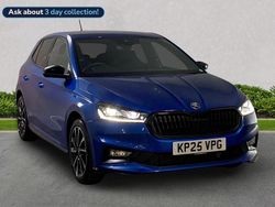Blue New 2025 Skoda Fabia Monte Carlo Hatchback | £20,869 (Fair price)