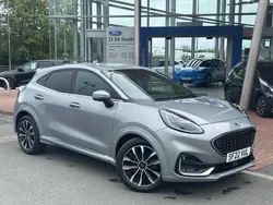Solar silver Used 2022 Ford Puma ST-Line Hatchback | £17,550 (Fair price)