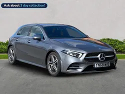 Grey Used 2018 Mercedes A250 AMG Line Premium Hatchback | £18,989 (Fair price)