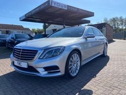 Silver Used 2017 Mercedes S350 AMG line Sedan | £23,895 (Expensive)