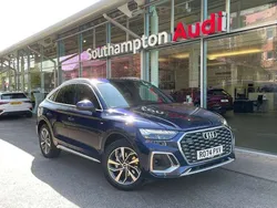 Blue Used 2024 Audi Q5 Sportback S-Line SUV | £39,990 (Good price)