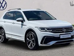 White Used 2023 VW Tiguan R-line SUV | £28,150 (A bit pricey)