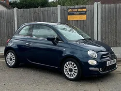 Blue Used 2017 Fiat 500 Lounge Hatchback | £8,497 (Fair price)