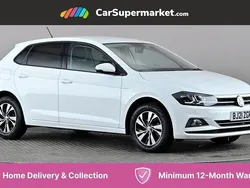 White Used 2021 VW Polo Match Hatchback | £15,297 (Fair price)