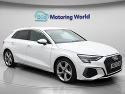 White Used 2023 Audi A3 Sportback S-Line Hatchback | £25,000 (Fair price)