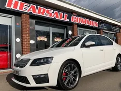 White Used 2016 Skoda Octavia vRS Hatchback | £12,500 (Fair price)