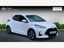 White Used 2024 Toyota Yaris Hybrid Design Hatchback | £20,330 (Fair price)