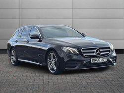 Black Used 2017 Mercedes E220 AMG Line Premium Estate | £14,294 (Fair price)