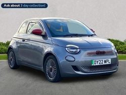 Grey Used 2022 Fiat 500e Red Hatchback | £12,480 (Fair price)
