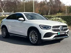 White Used 2021 Mercedes GLC220 AMG line Coupe | £32,700 (Fair price)