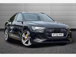 Black Used 2022 Audi e-tron Sportback Advanced SUV | £34,595