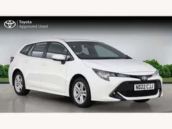 White Used 2022 Toyota Corolla Sport Estate | £18,591 (Good price)