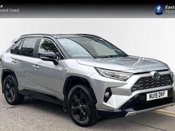 Silver Used 2019 Toyota RAV4 Hybrid SUV | £19,999 (Expensive)