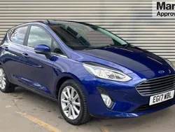 Blue Used 2017 Ford Fiesta Titanium Hatchback | £8,990 (Fair price)
