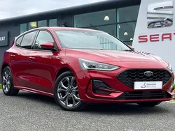 Red Used 2023 Ford Focus ST-Line Hatchback | £14,990 (Fair price)