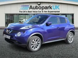 Blue Used 2018 Nissan Juke Tekna SUV | £7,395 (Fair price)