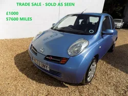 Blue Used 2003 Nissan Micra SE Hatchback | £1,000 (Good price)