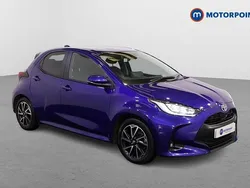 Blue Used 2022 Toyota Yaris Hybrid Design Hatchback | £15,399 (Fair price)