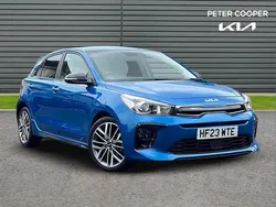 Blue Used 2023 Kia Rio 4 Hatchback | £16,941 (Fair price)