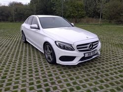 White Used 2015 Mercedes C200 AMG line Sedan | £9,995 (Expensive)