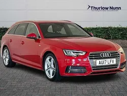 Red Used 2017 Audi A4 S-Line Estate | £14,290 (Fair price)