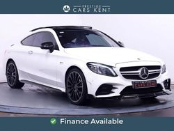 White Used 2020 Mercedes C43 AMG Premium Plus Coupe | £33,845 (Fair price)