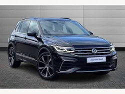 Black Used 2022 VW Tiguan R-line SUV | £27,795 (Fair price)